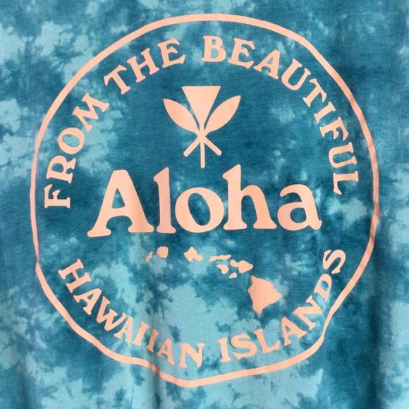 Aloha Hawaii Old Navy Tank Top Green 2XL XXL - Picture 3 of 5